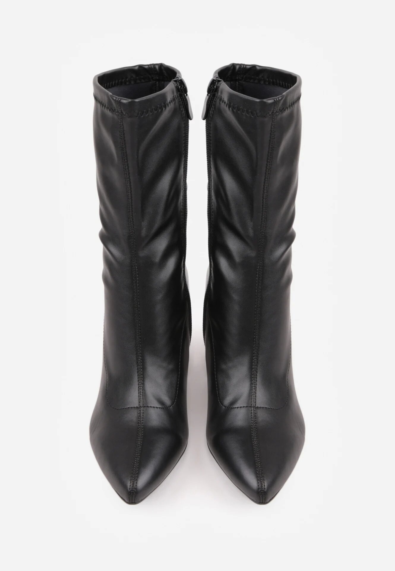 vices Botine Negre Mulante cu toc tip bloc metalic Nevitte