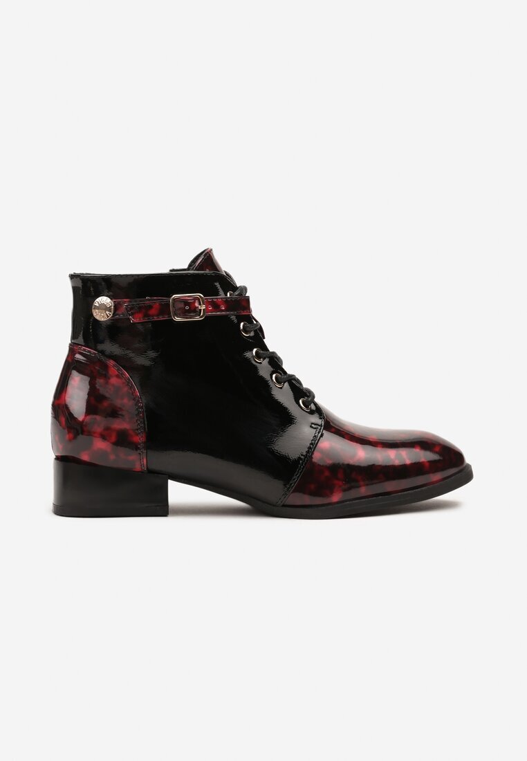vices Botine Negru-Roșu cu Cataramă Gelrina