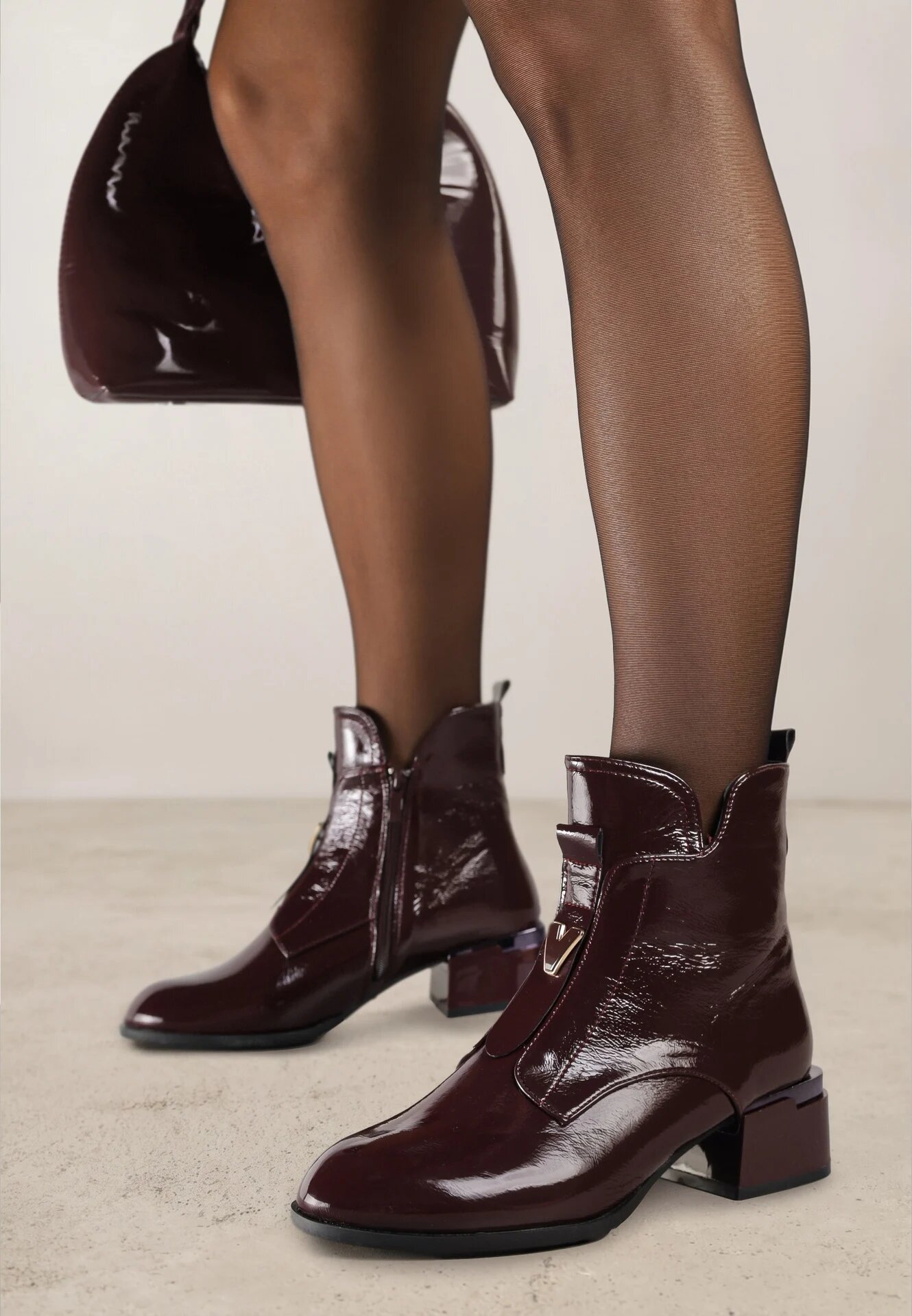 vices Botine Nuneffa Bordo