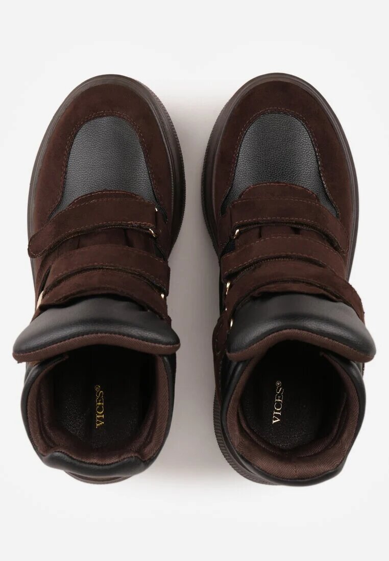 vices Botine Sneakers Maro cu Platformă în Stil Y2K Gelira