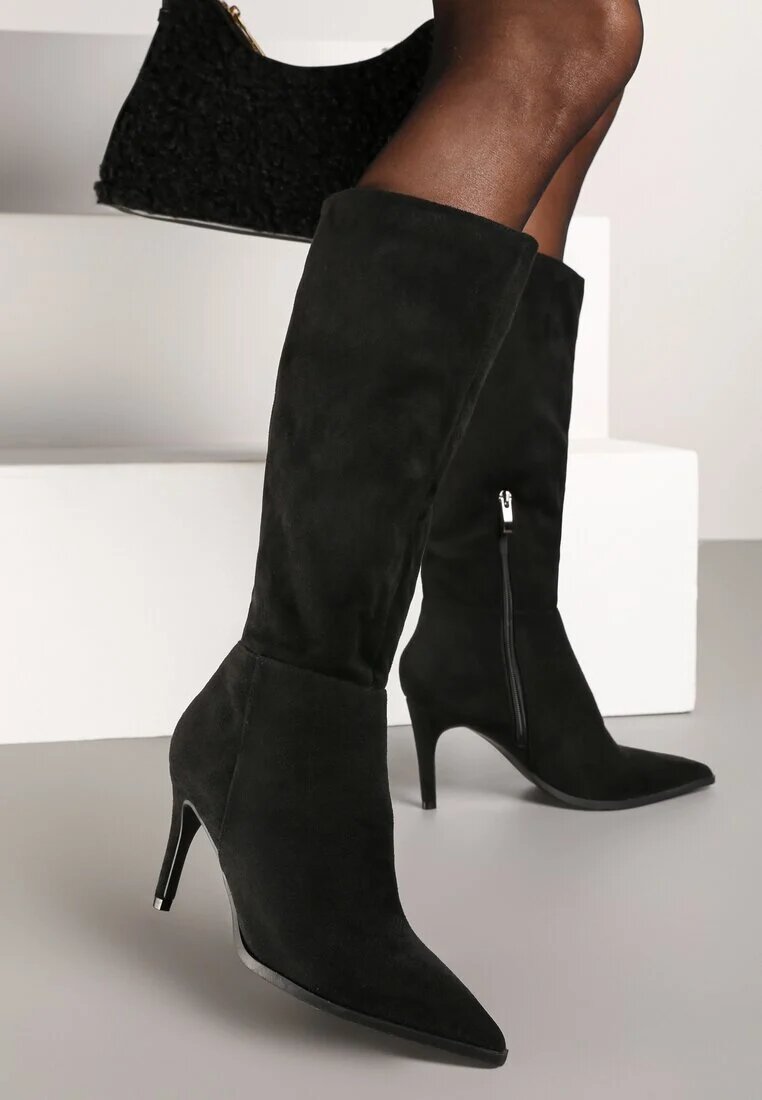 vices Cizme Negre Casual cu toc stiletto Tamirith