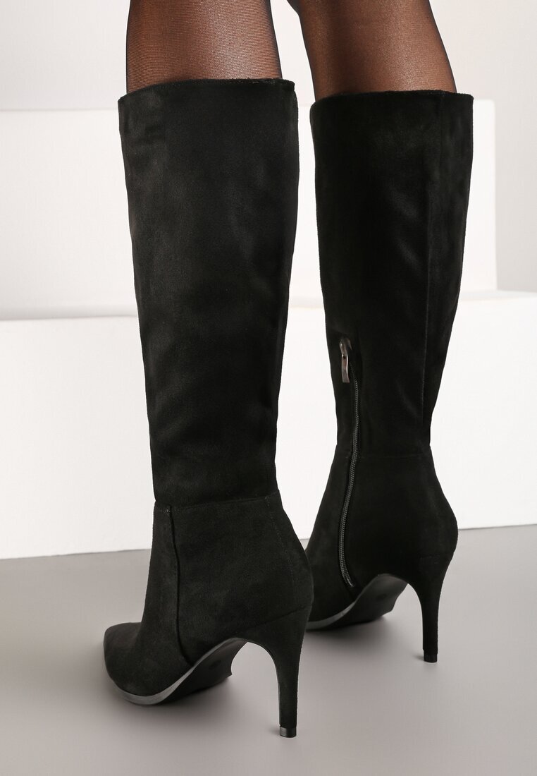 vices Cizme Negre Casual cu toc stiletto Tamirith
