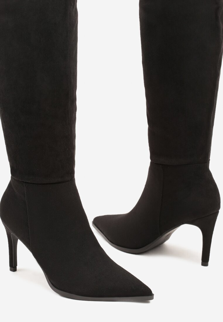 vices Cizme Negre Casual cu toc stiletto Tamirith