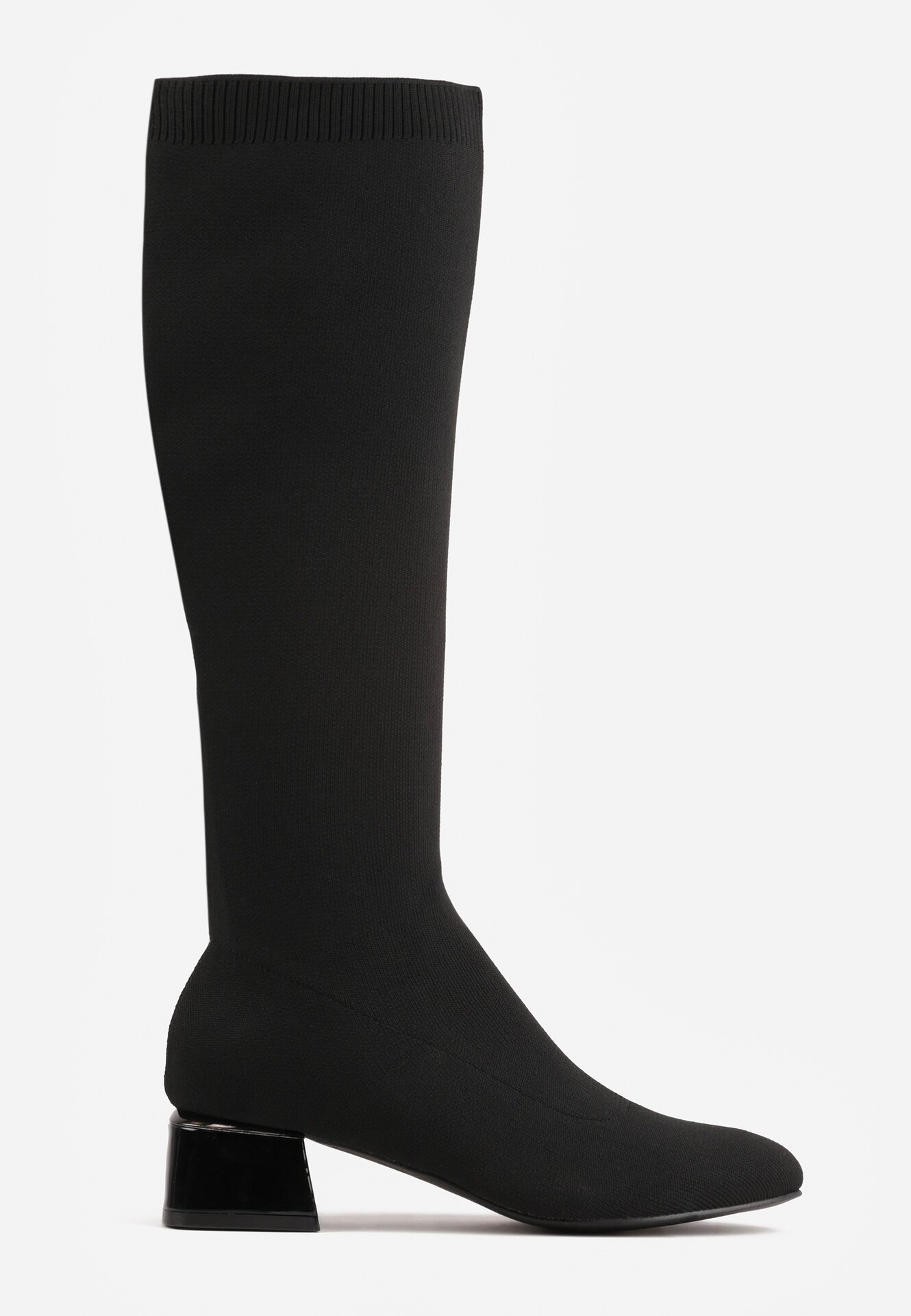 vices Cizme negre pe toc conic cu carâmb elastic Garsse