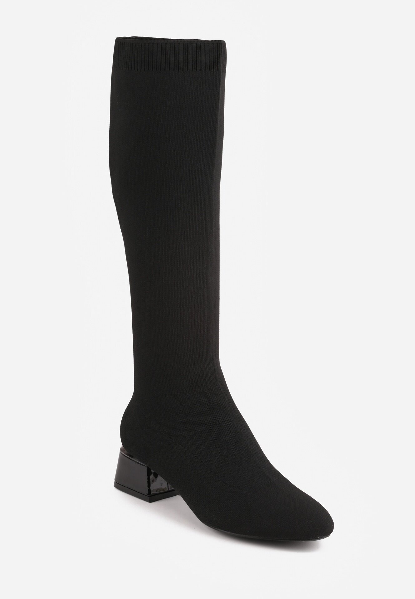 vices Cizme negre pe toc conic cu carâmb elastic Garsse