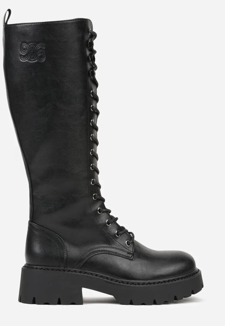 vices Cizme Negre Tip Bocanci Stil Grunge Unalira