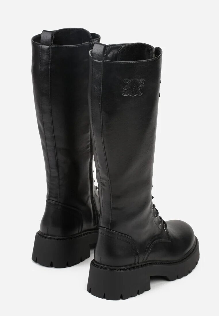vices Cizme Negre Tip Bocanci Stil Grunge Unalira