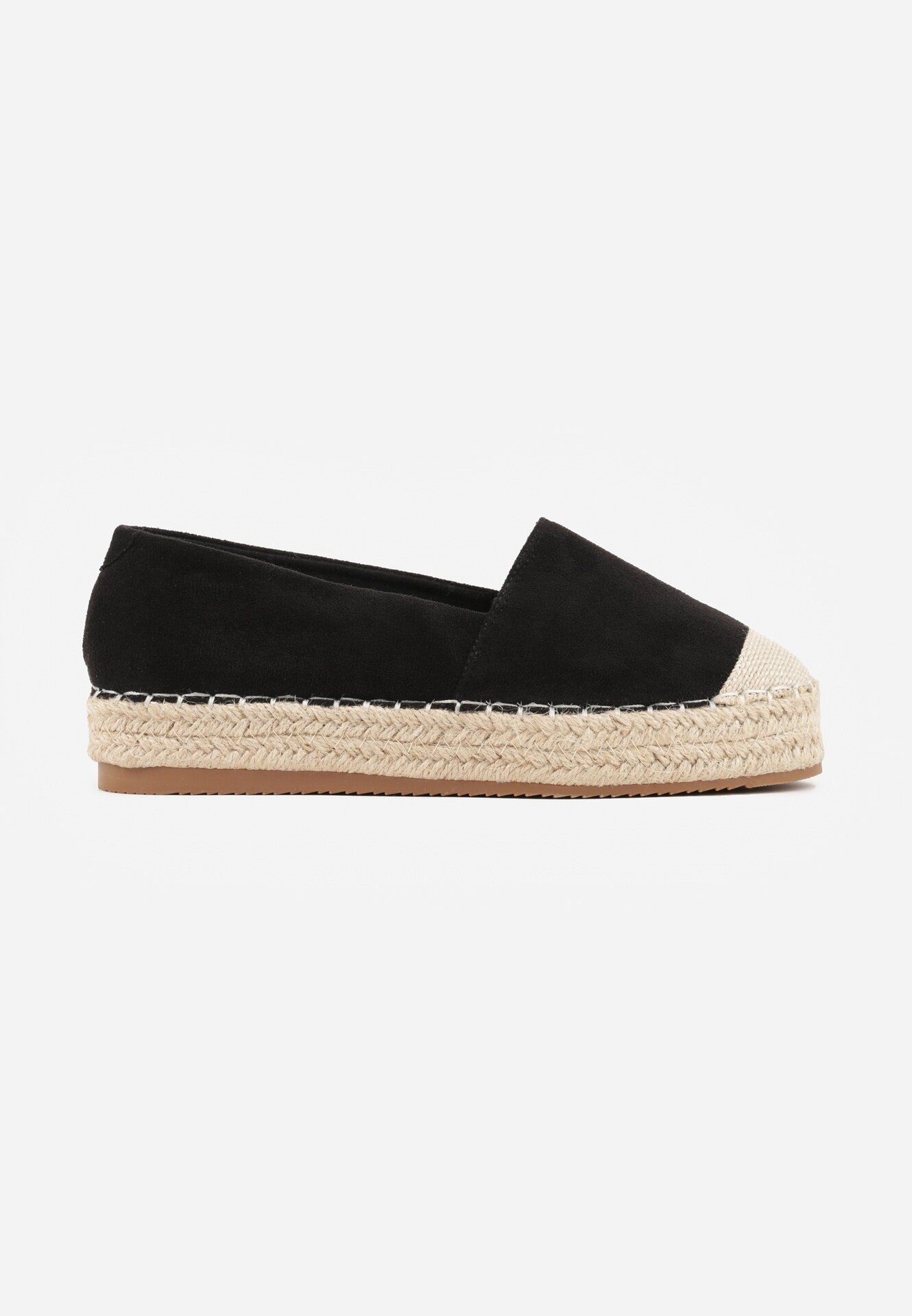 vices Espadrile Negre cu Talpă Împletită Sirelora