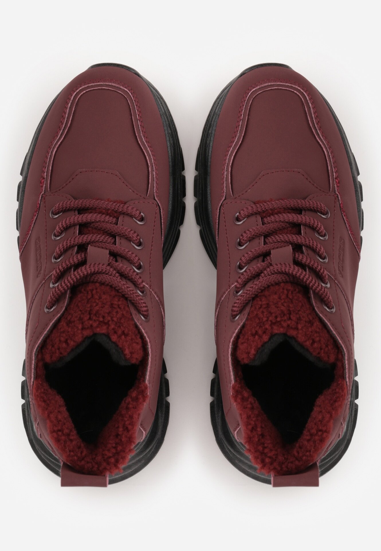 vices Ghete Adidași Bordeaux cu platformă cu relief Nirrise