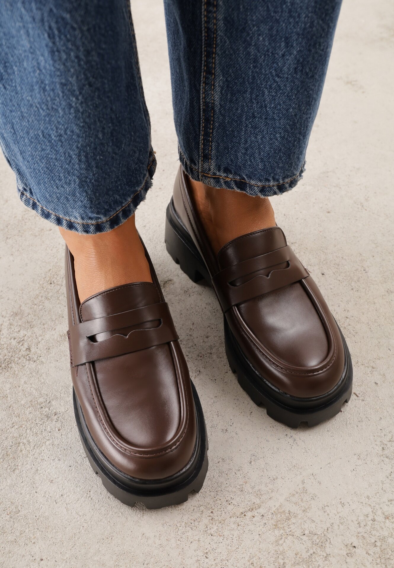 vices Mocasini Chunky cu platformă și talpă profilată Sastesa Maro