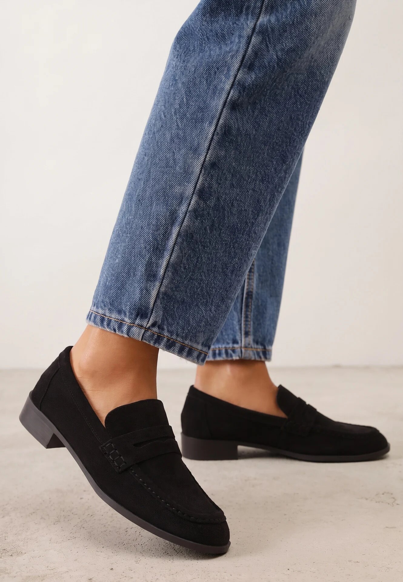 vices Mocasini cu design minimalist și branț din piele Filsa Bej închis Maro Negri
