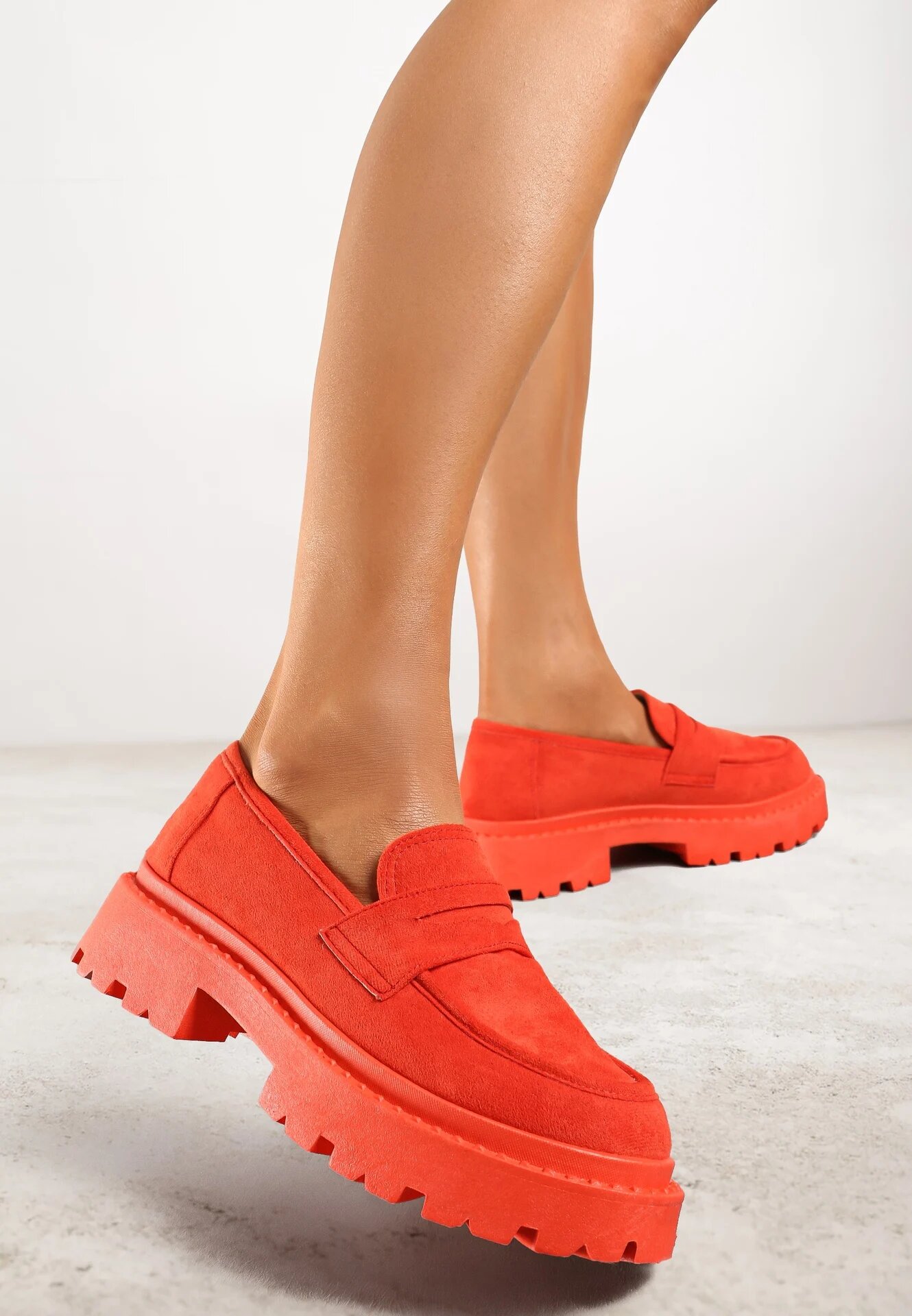 vices Mocasini slip-on Portocalii cu Platformă Dionela