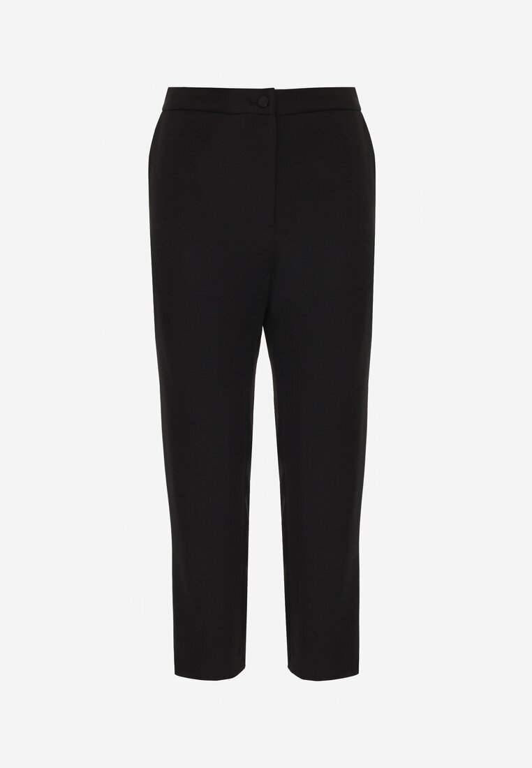 vices Pantaloni Clasici Negri De costum Talie înaltă Dimaia