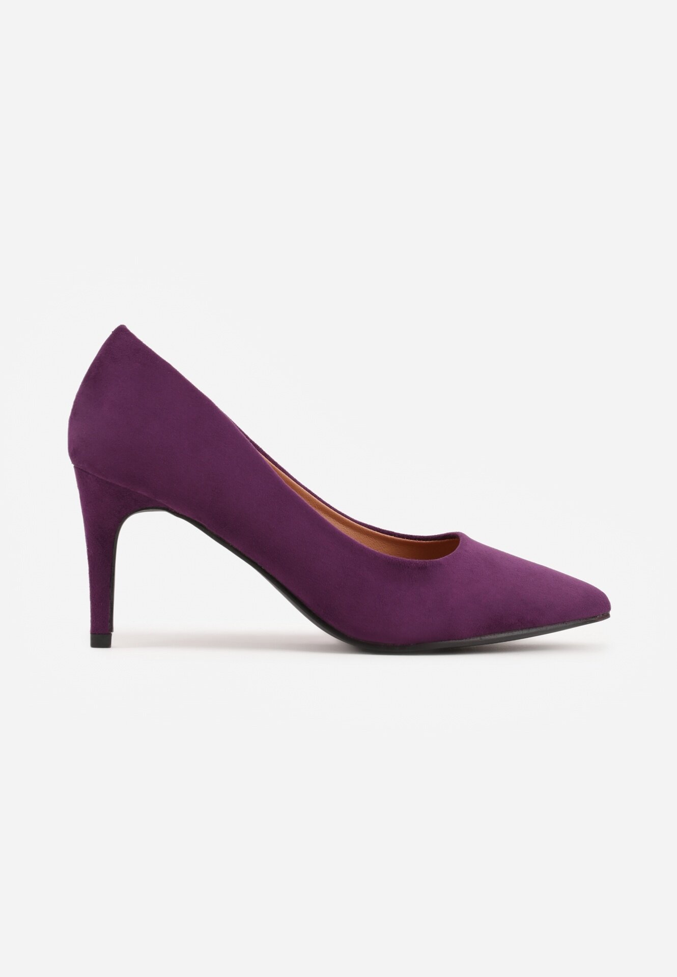 vices Pantofi cu toc Mov Casual cu toc stiletto cu branț din piele naturală Cleinae
