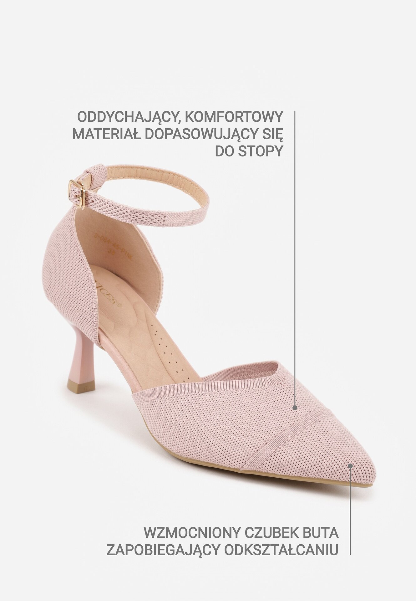 vices Pantofi cu toc Xylieth Roz