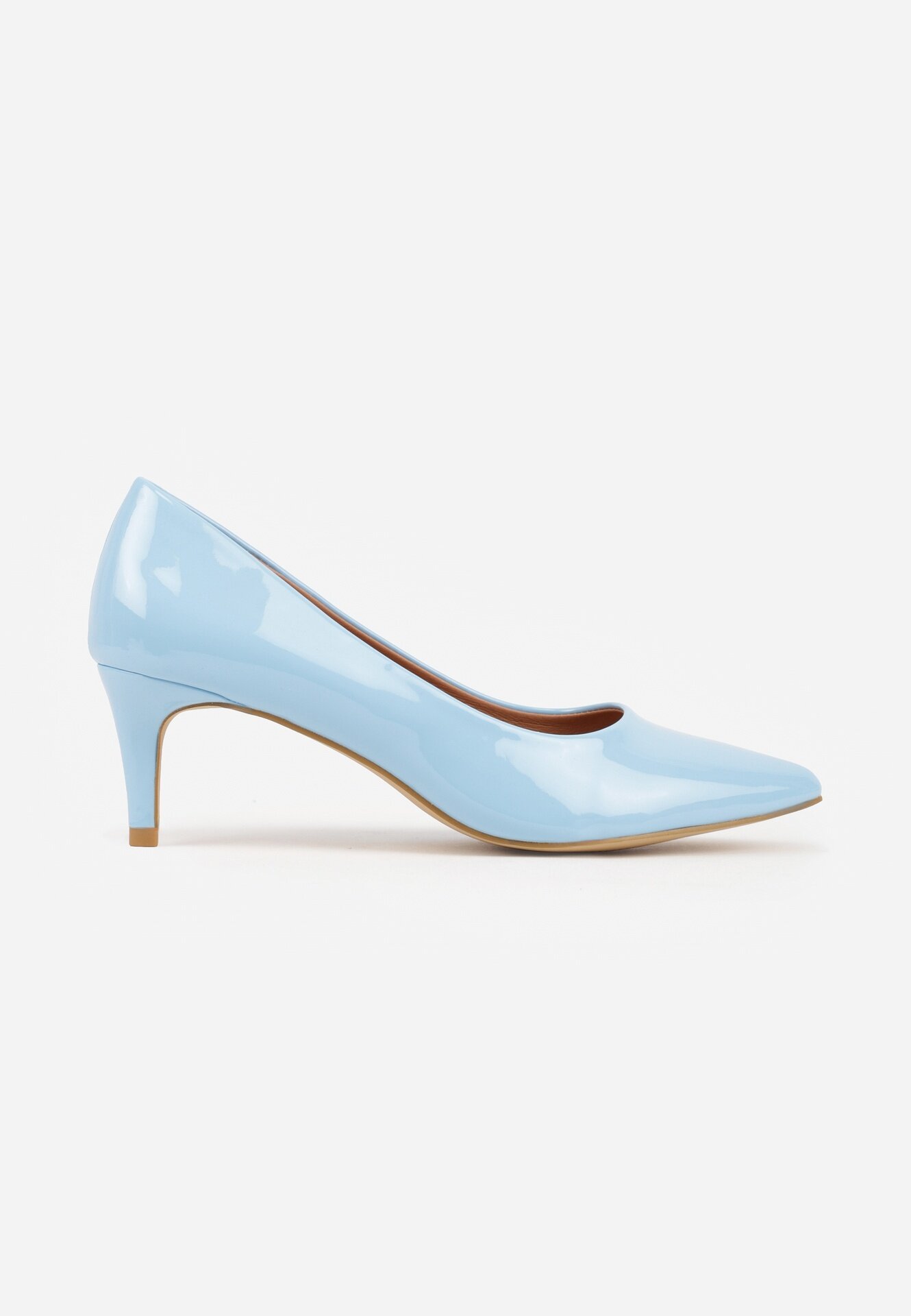 vices Pantofi stiletto Albaștri cu toc cui cu branț de piele Caronella