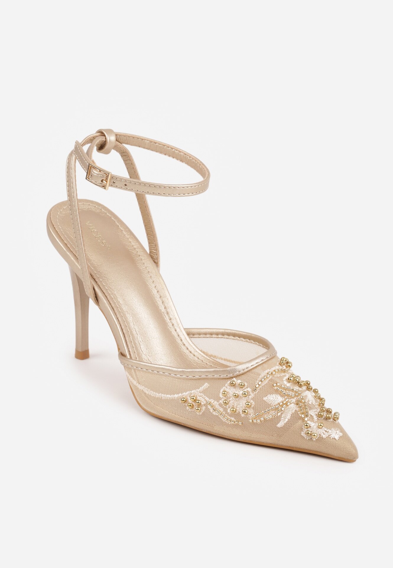 vices Pantofi stiletto Berdal Aurii