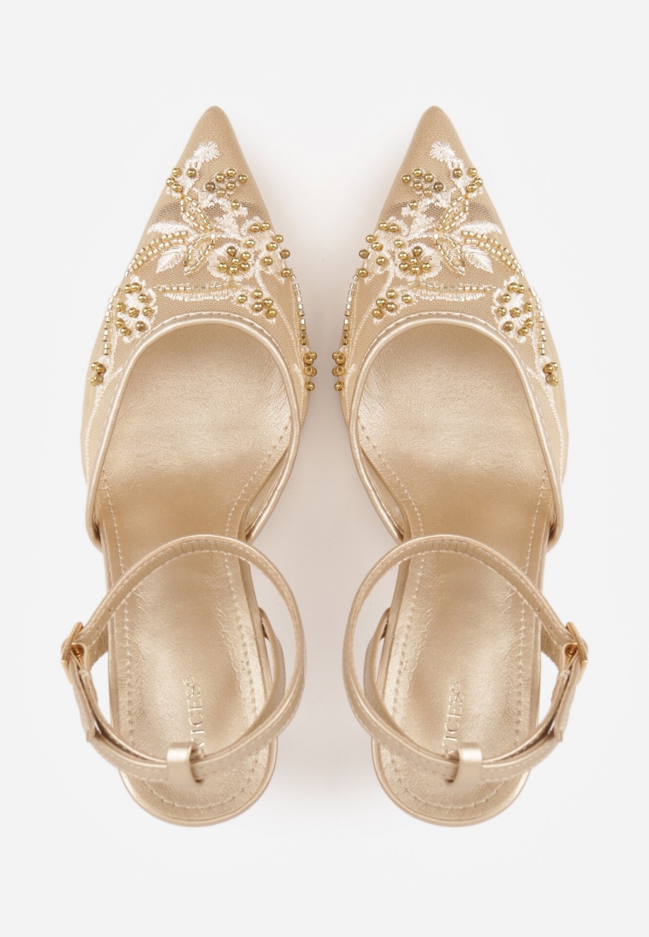 vices Pantofi stiletto Berdal Aurii