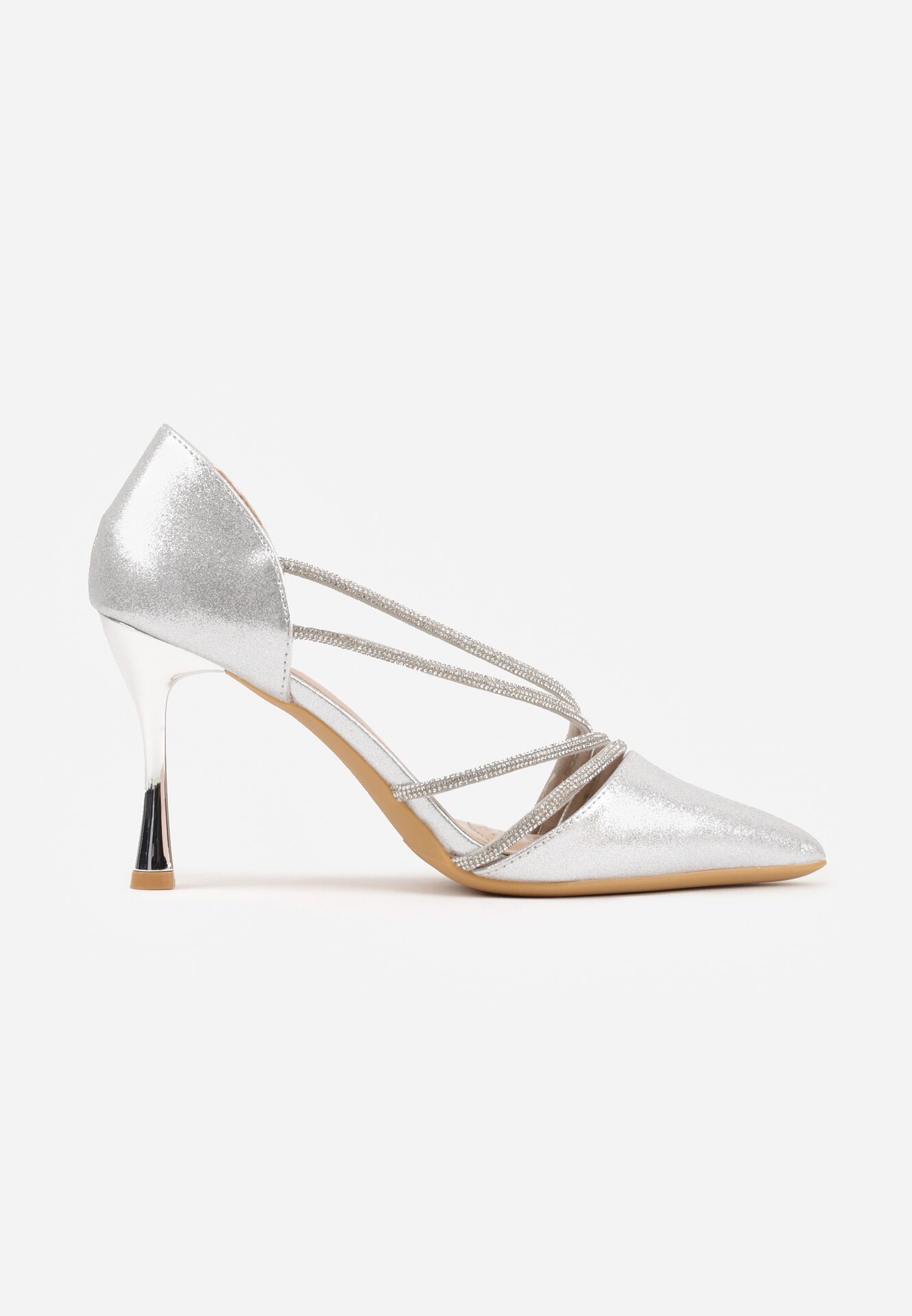 vices Pantofi stiletto Jaenlith Argintii
