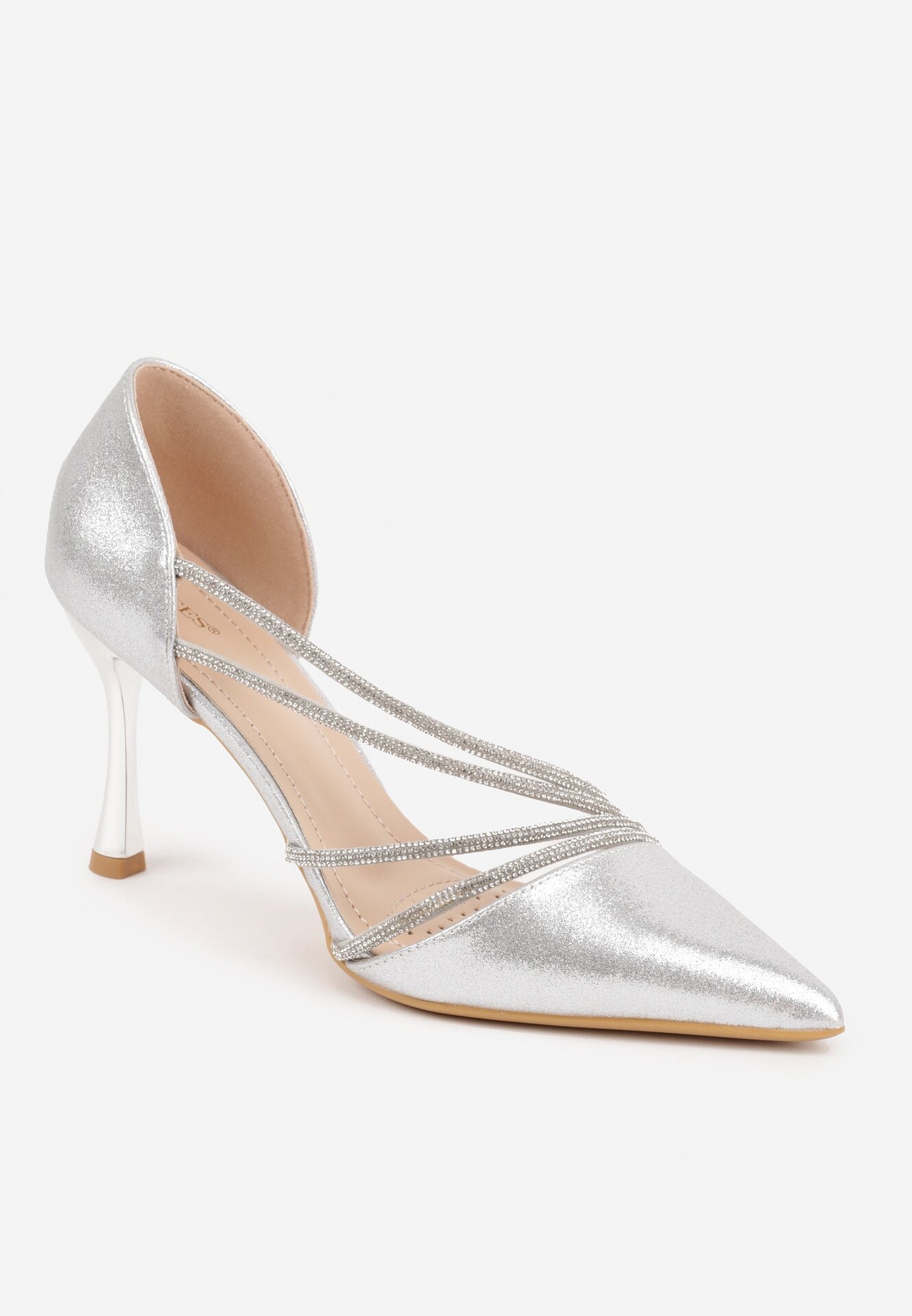 vices Pantofi stiletto Jaenlith Argintii