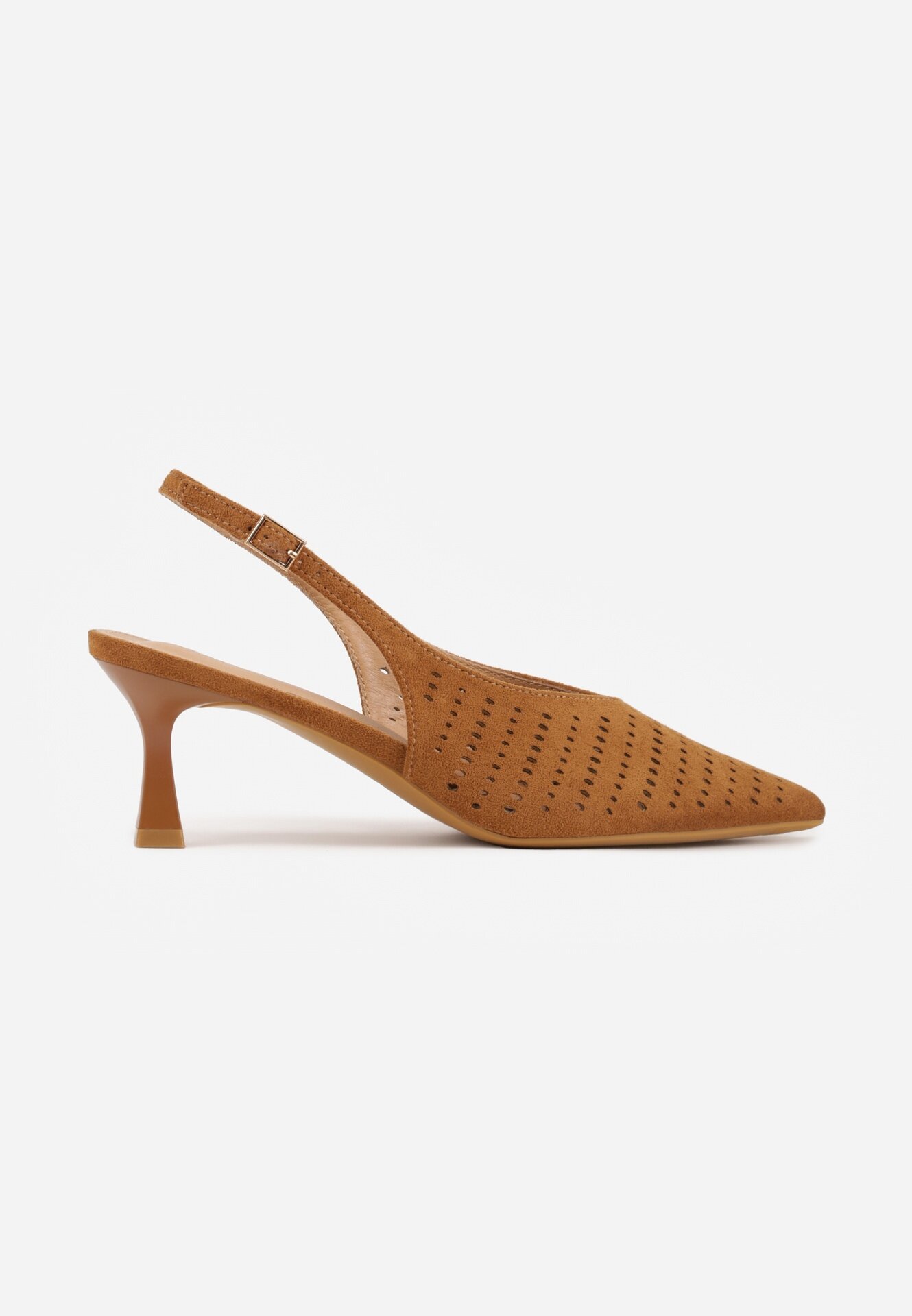 vices Pantofi stiletto Maro Slingback cu toc pisicuță cu partea superioară ajurată Klephei
