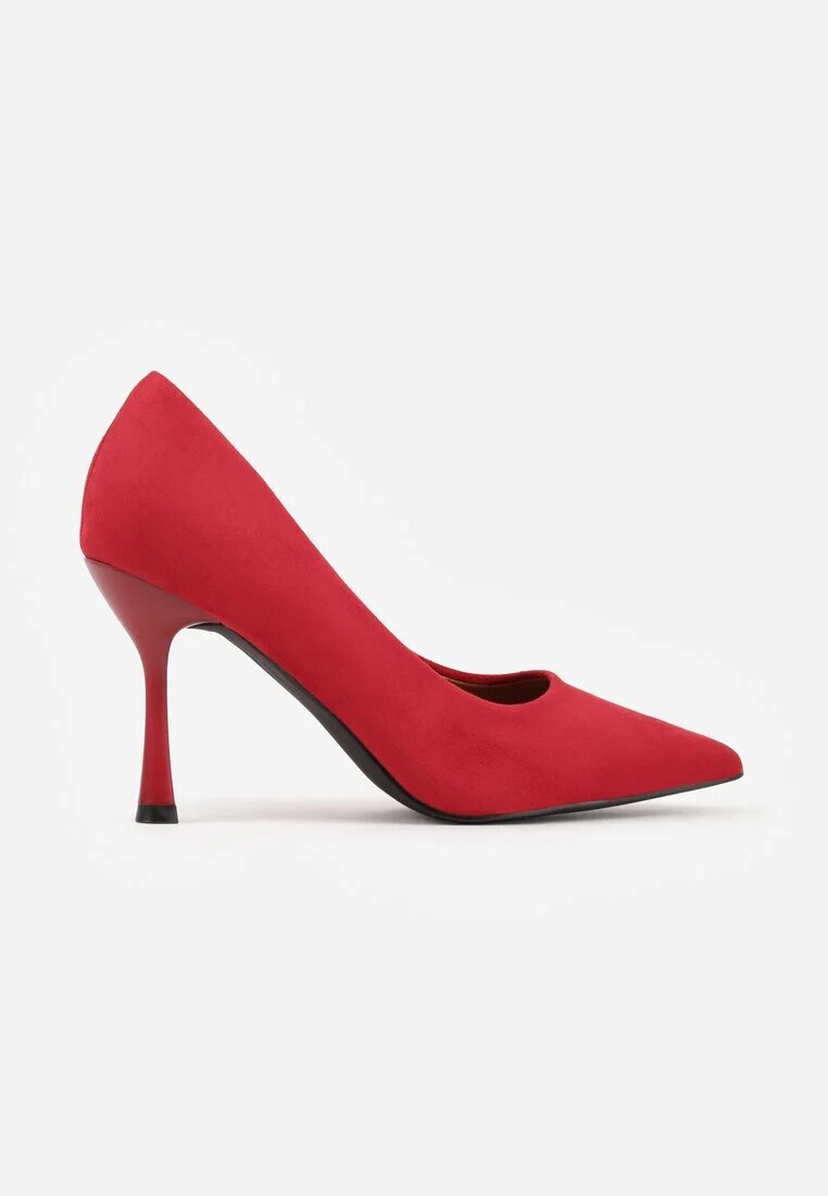 vices Pantofi Stiletto Roșii cu Brant din Piele Naturală Gioriane