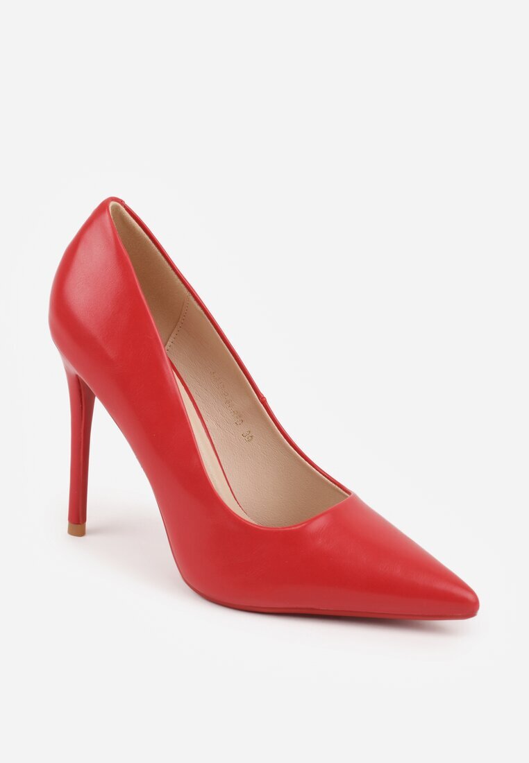 vices Pantofi stiletto Roșii Uni în Stil Clasic Temilis