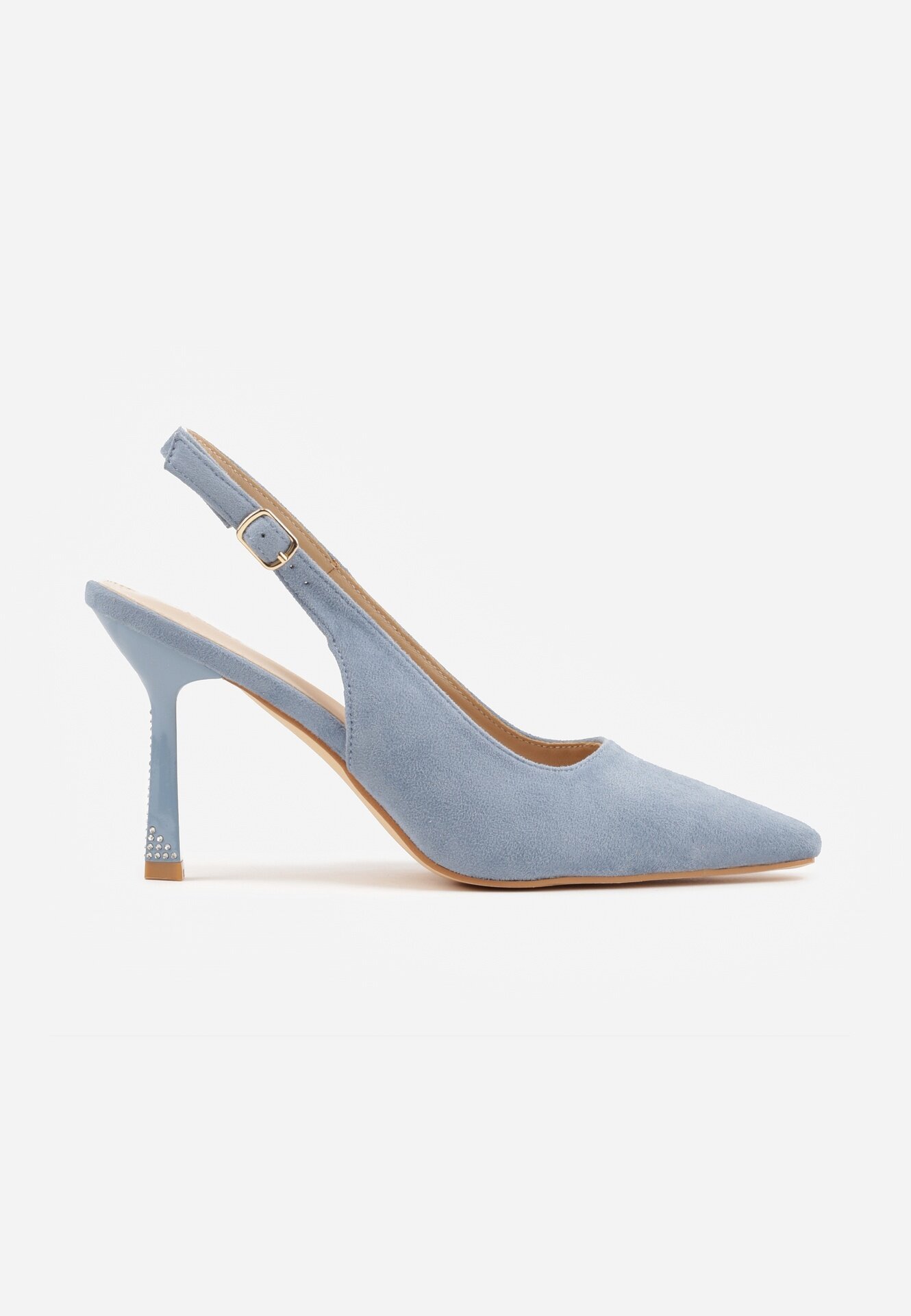 vices Pantofi stiletto slingback decorați cu strasuri cu toc Laodele Albaștri