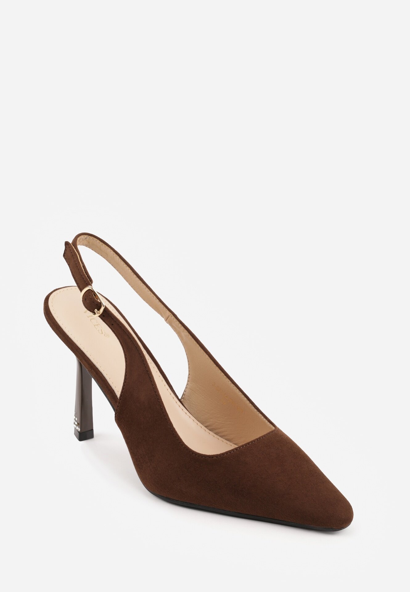 vices Pantofi stiletto slingback decorați cu strasuri cu toc Laodele Maro