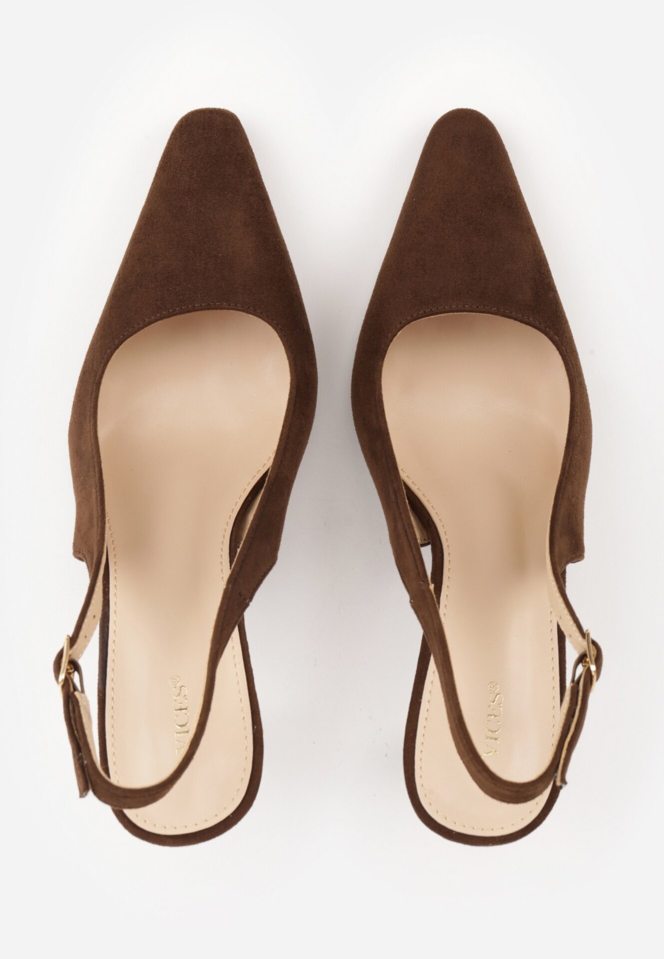 vices Pantofi stiletto slingback decorați cu strasuri cu toc Laodele Maro