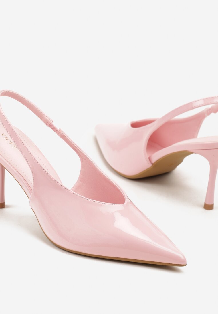 vices Pantofi tip sandale slingback Roz cu toc tip Stiletto Tilionea