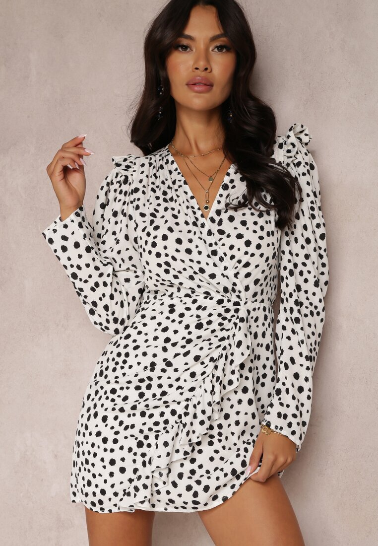 vices Rochie Alb-Negru Calinome