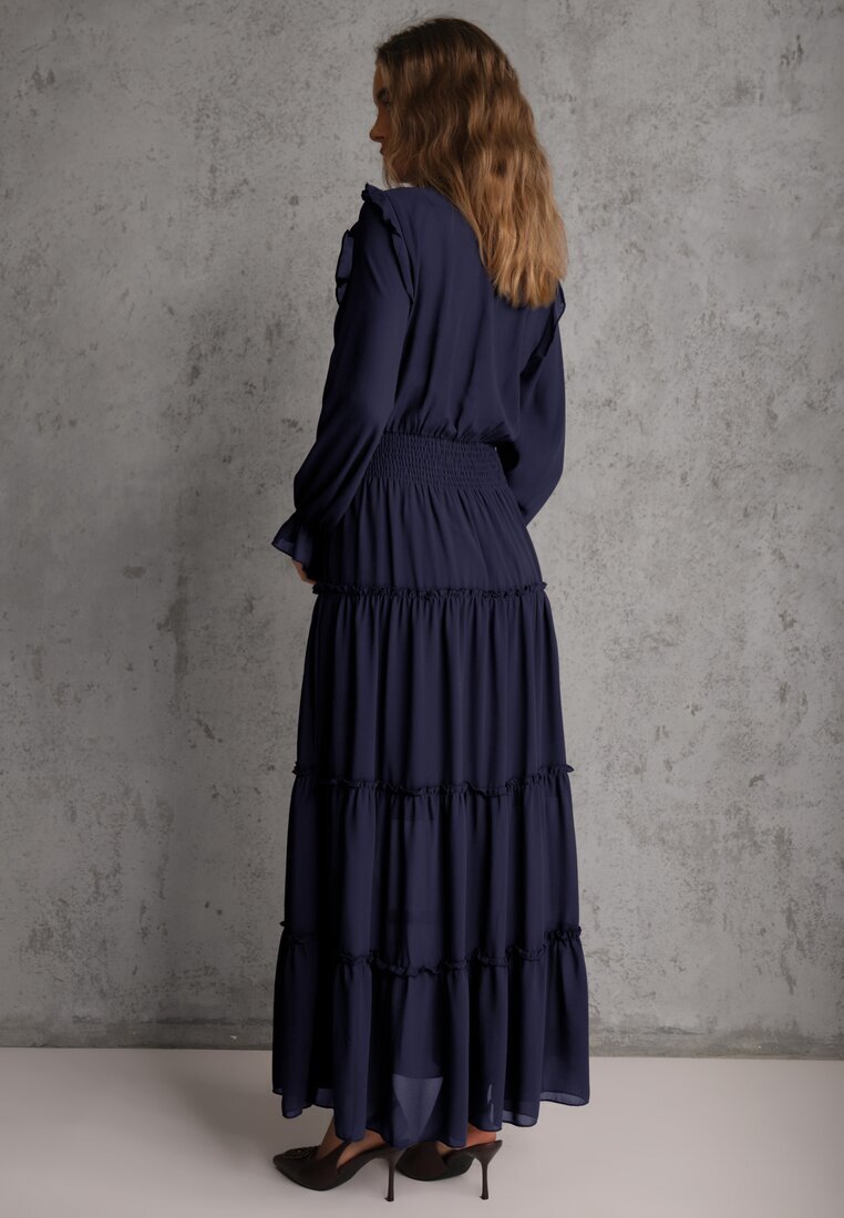 vices Rochie Granat Tip cămașă Cu volan În stil rustic Arivite