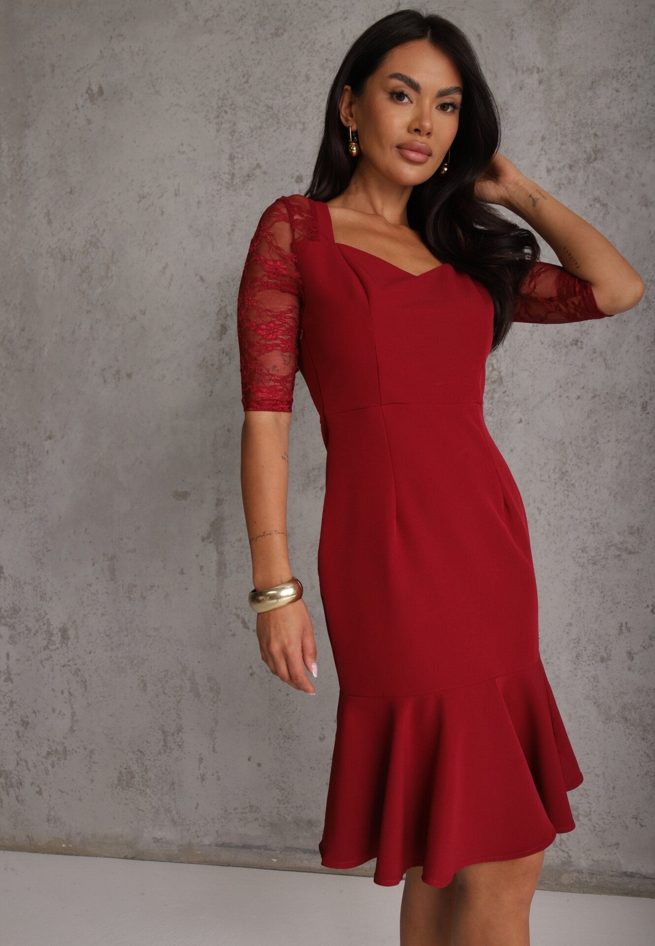 vices Rochie Metirei Bordo