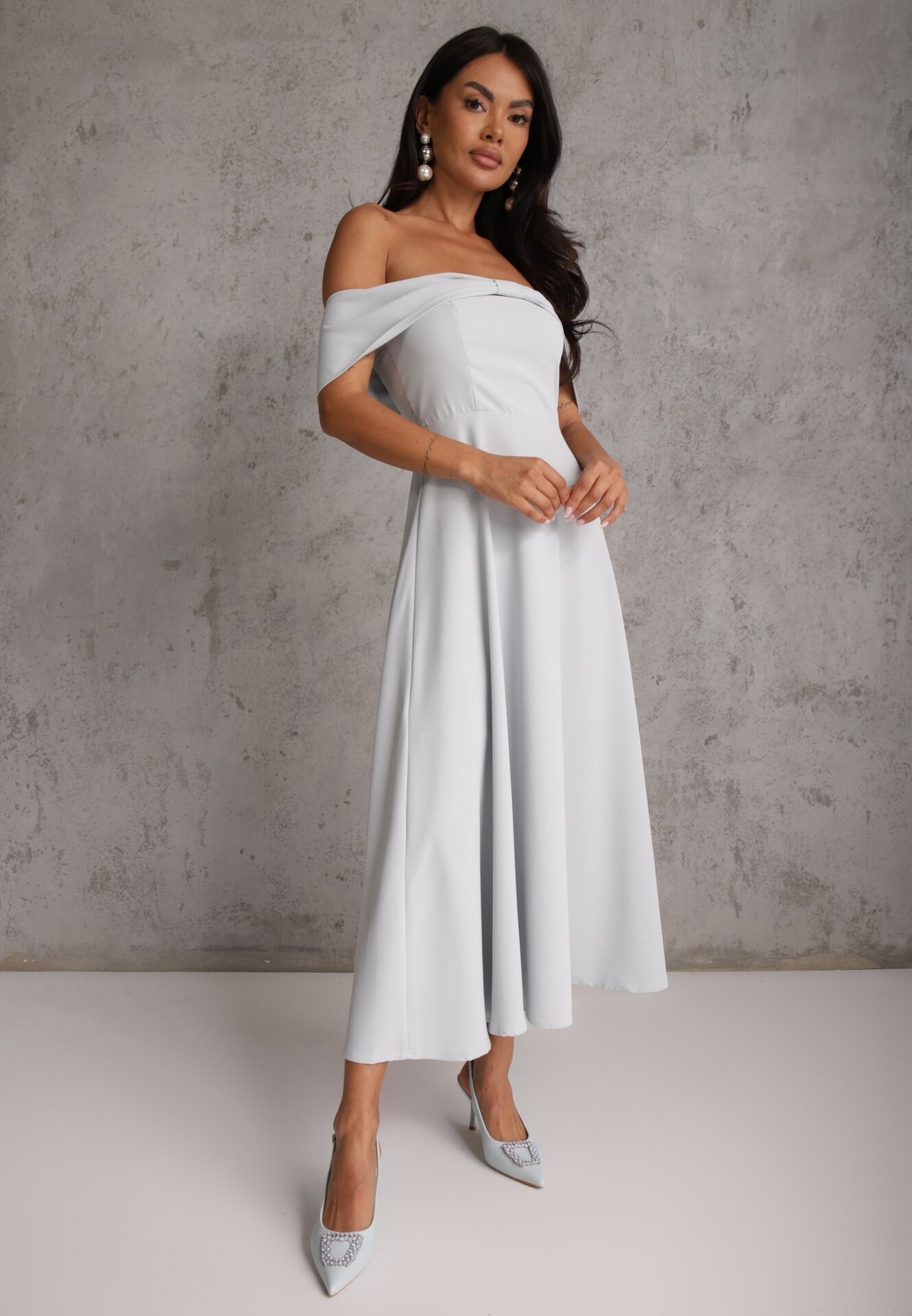 vices Rochie Neamerianne Albastră