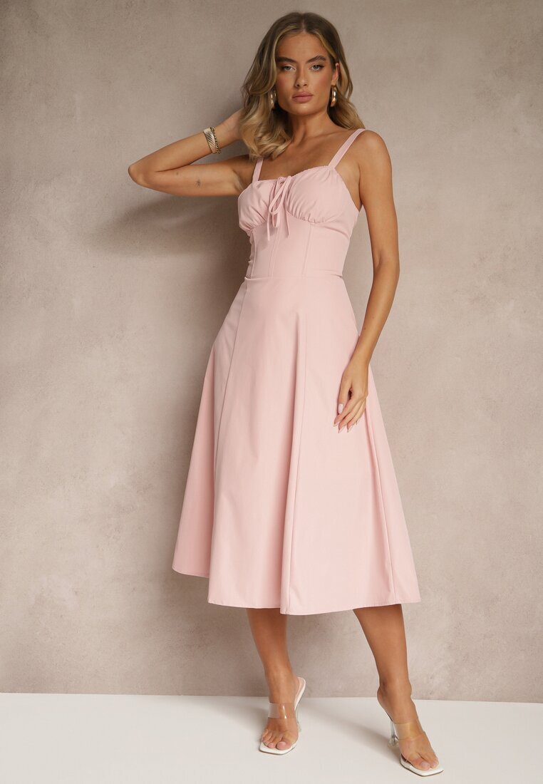 vices Rochie Rozalie de Cocktail Tip Corset cu Fusta Cloș Kolinnea