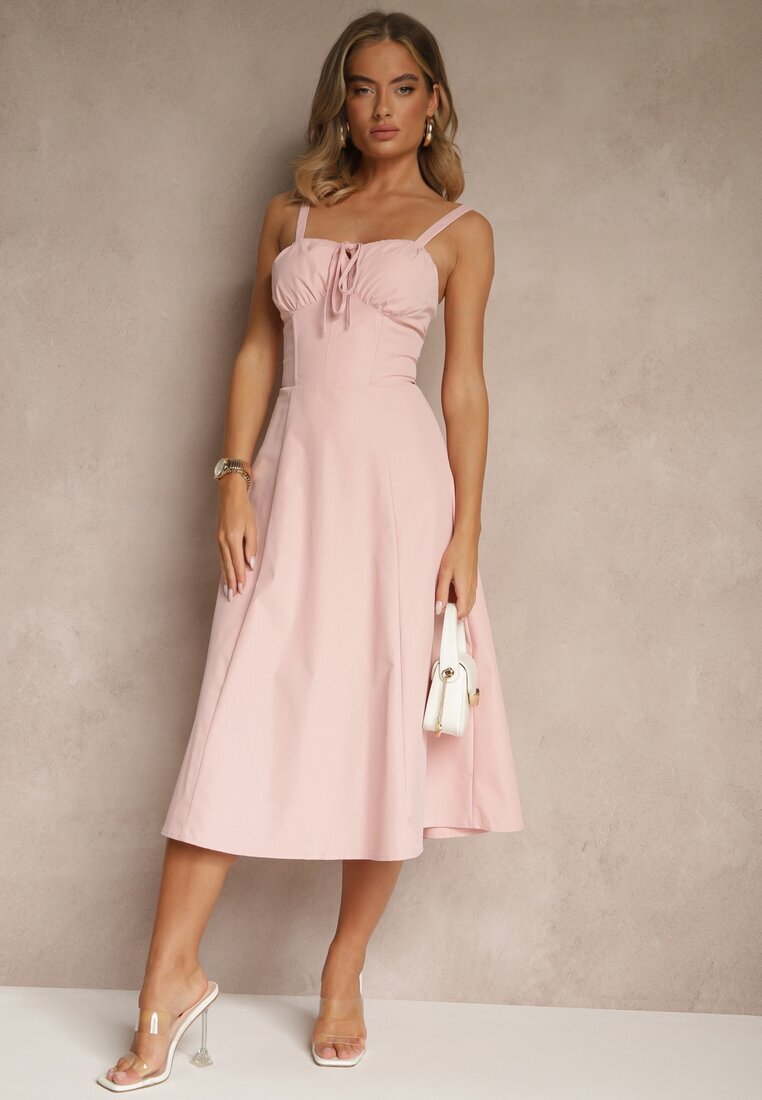vices Rochie Rozalie de Cocktail Tip Corset cu Fusta Cloș Kolinnea