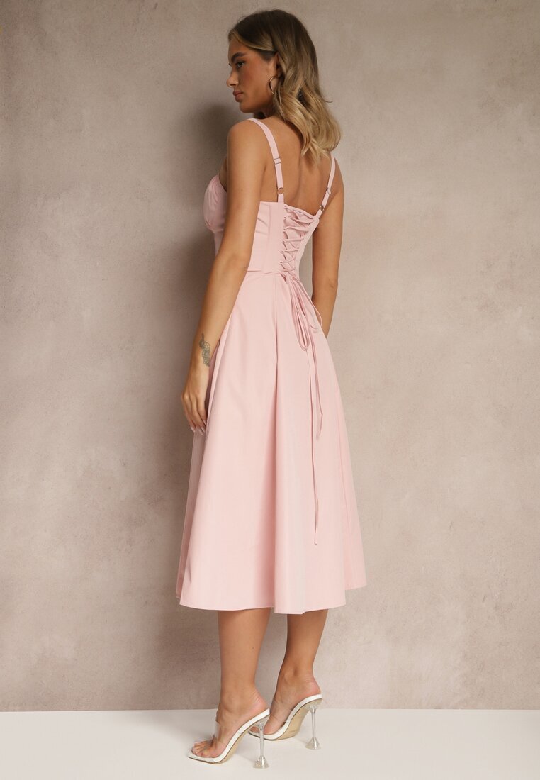 vices Rochie Rozalie de Cocktail Tip Corset cu Fusta Cloș Kolinnea