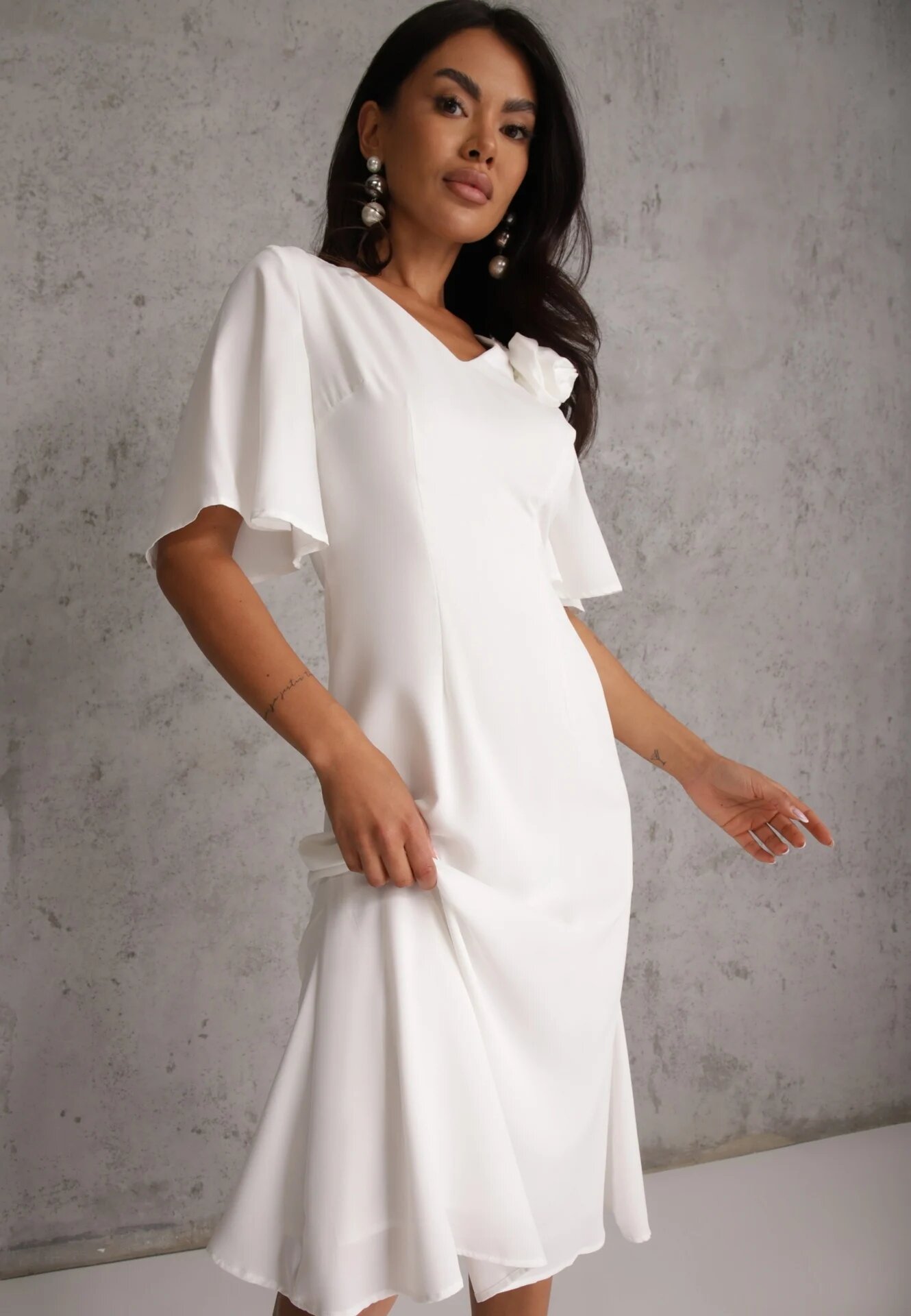 vices Rochie Themira Albă