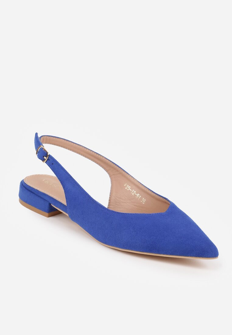 vices Sandale Albastre Slingback cu branț din piele naturală Annisae