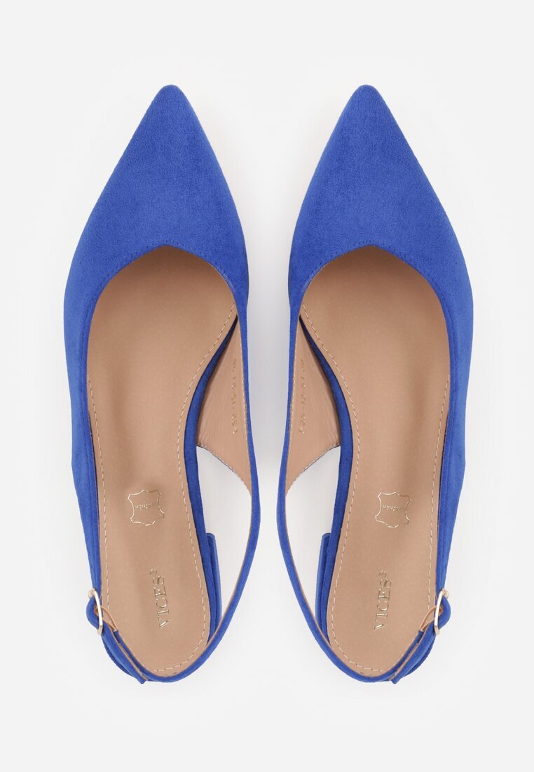 vices Sandale Albastre Slingback cu branț din piele naturală Annisae