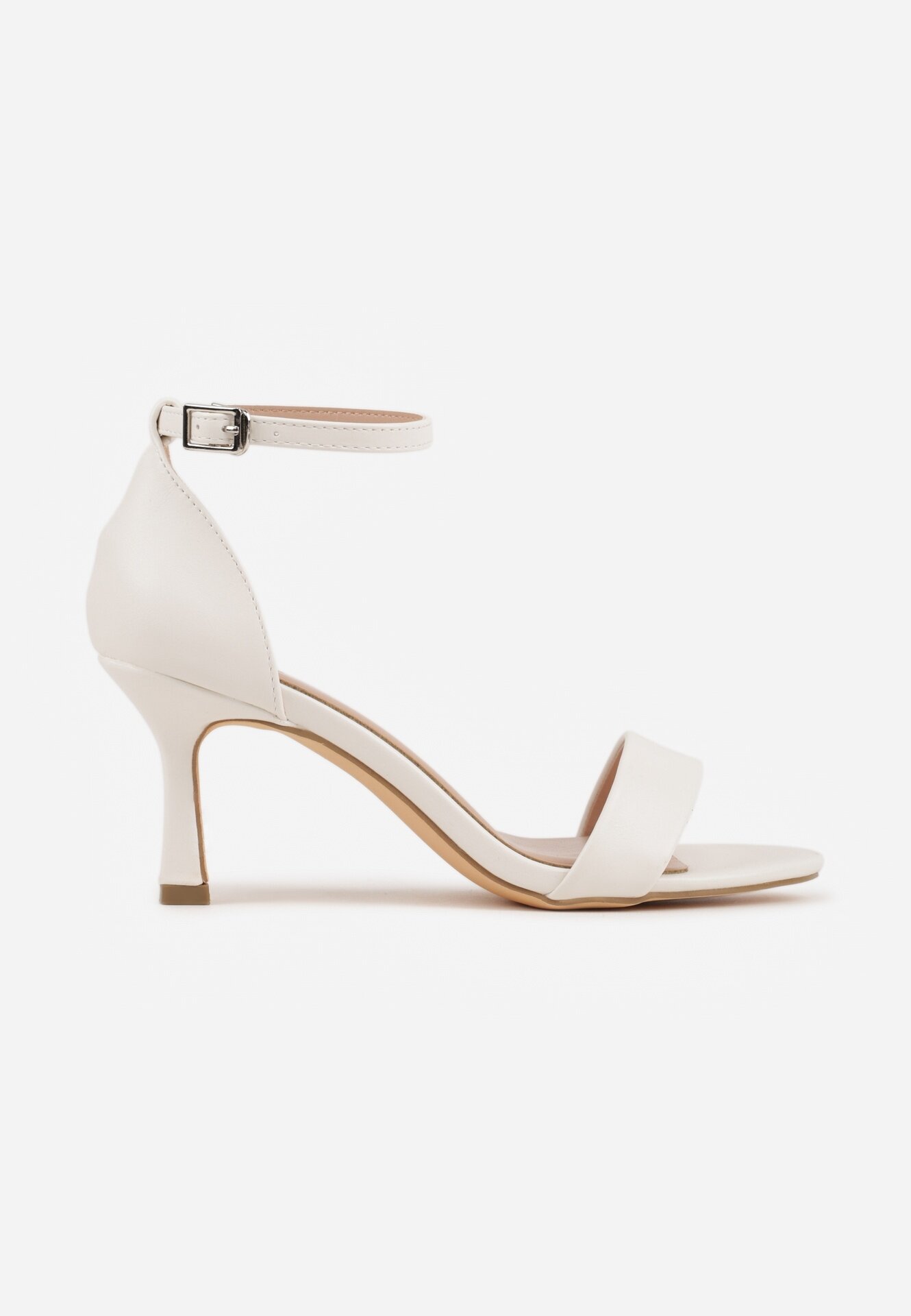 vices Sandale Albe cu toc Tip Stiletto Galennea