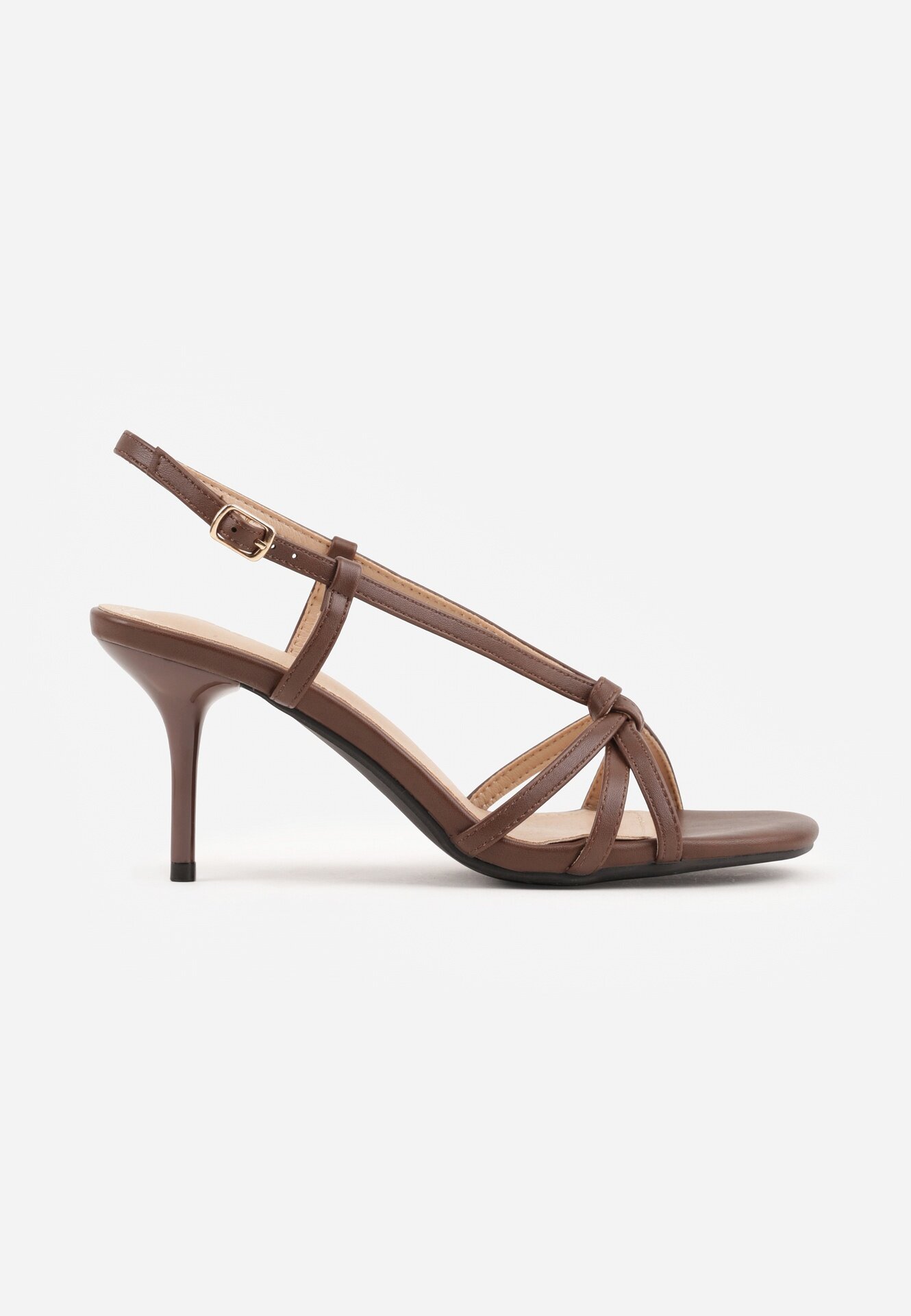 vices Sandale cu toc stiletto decorate în față cu un nod Kassotis Maro