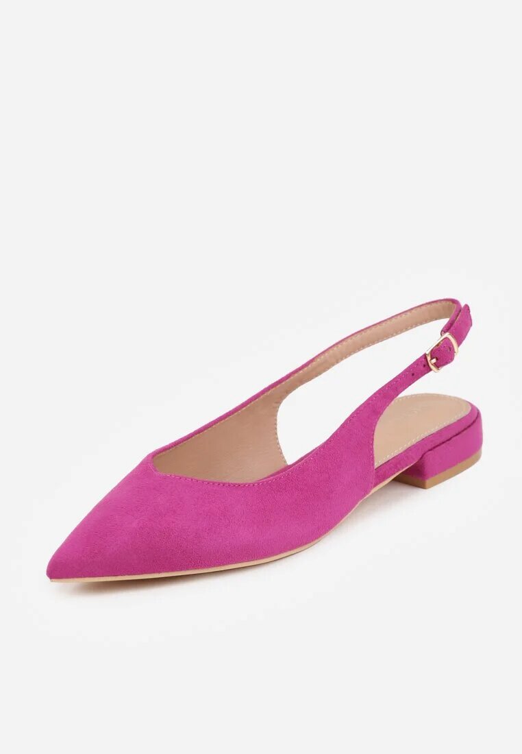 vices Sandale Fucsia Slingback cu Branț din Piele Naturală Annisae