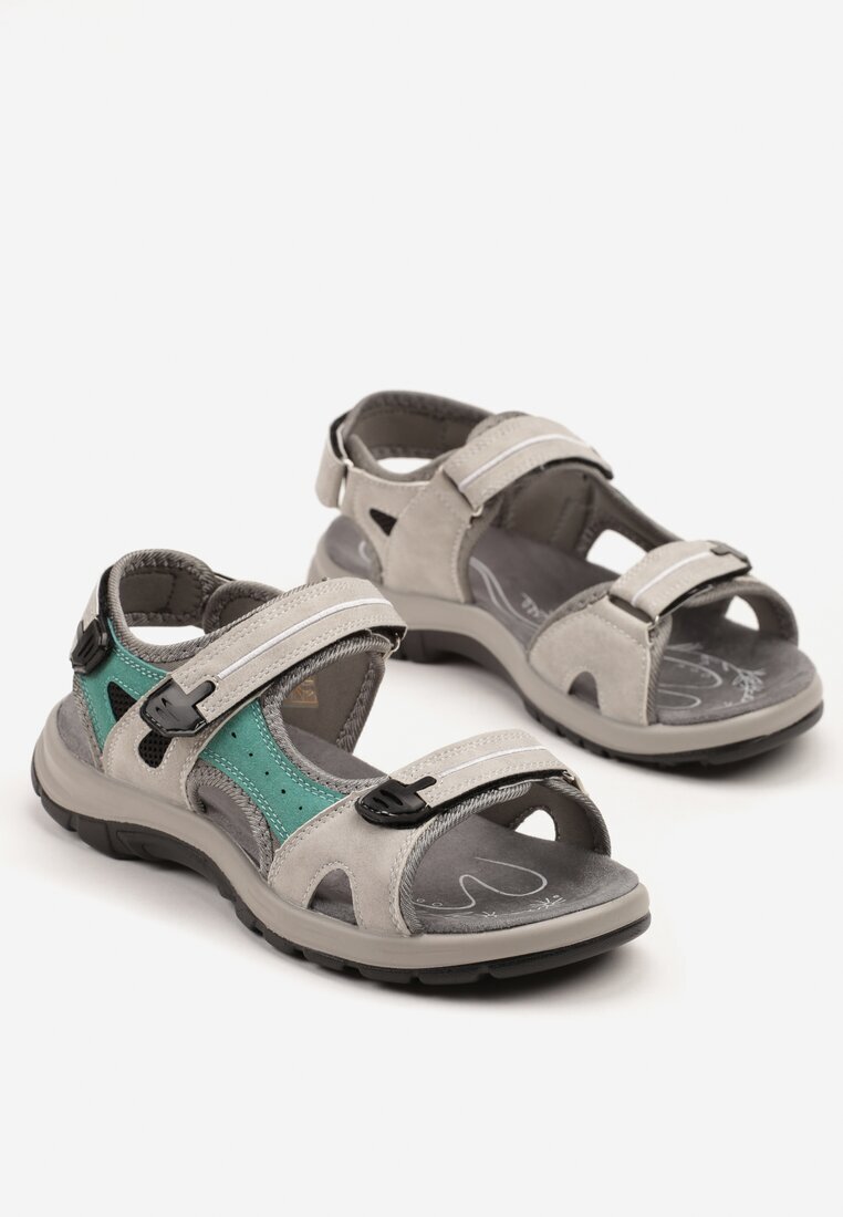 vices Sandale Gri în Stil Sportiv cu Scai Elliola