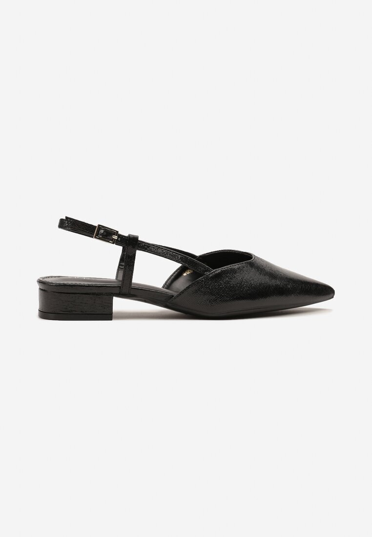 vices Sandale negre tip Slingback Nilessea