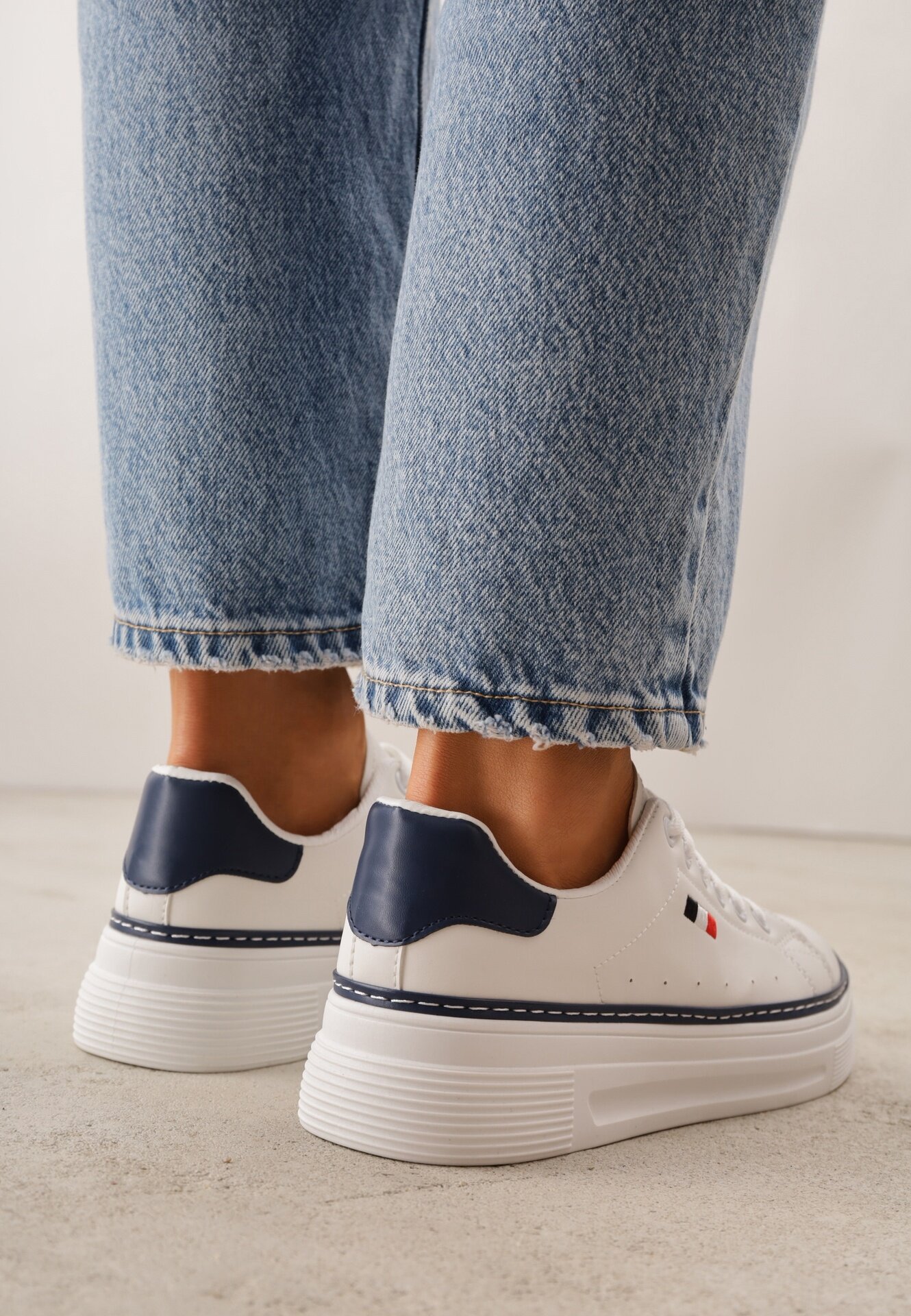 vices Sneakers Cezita Alb cu bleumarin
