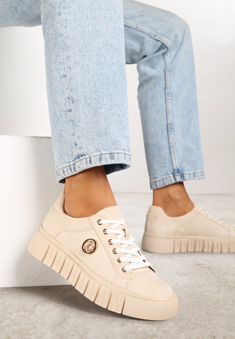 vices Sneakers Lavfedi Bej