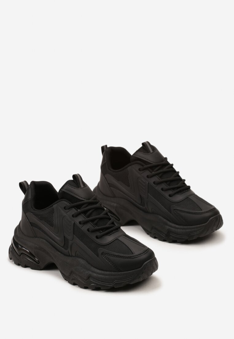 vices Sneakers Negri Clasici Cu șireturi Pe platformă joasă Lenivia