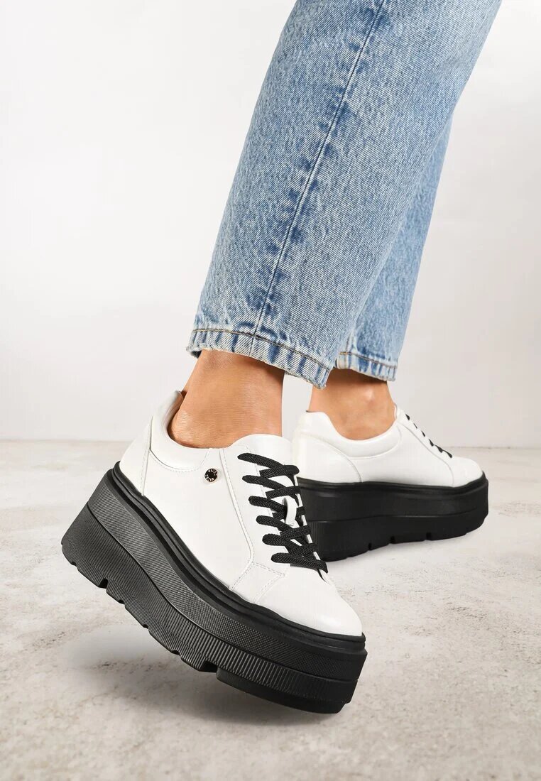vices Sneakers Tuliri Alb cu negru